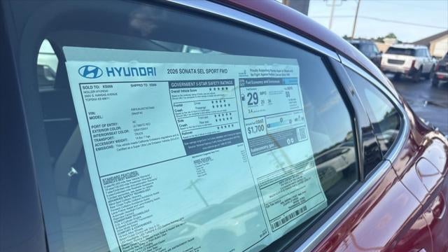 2026 Hyundai SONATA SEL Sport