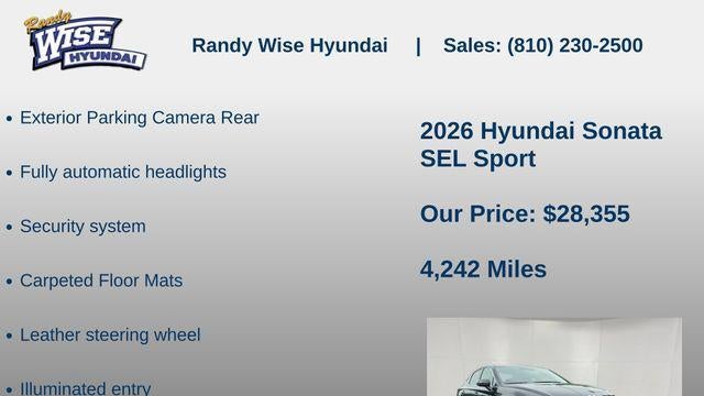 2026 Hyundai SONATA SEL Sport