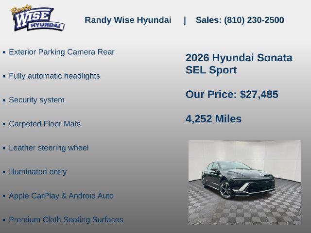 2026 Hyundai Sonata - $27,485