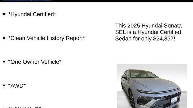 2025 Hyundai SONATA SEL
