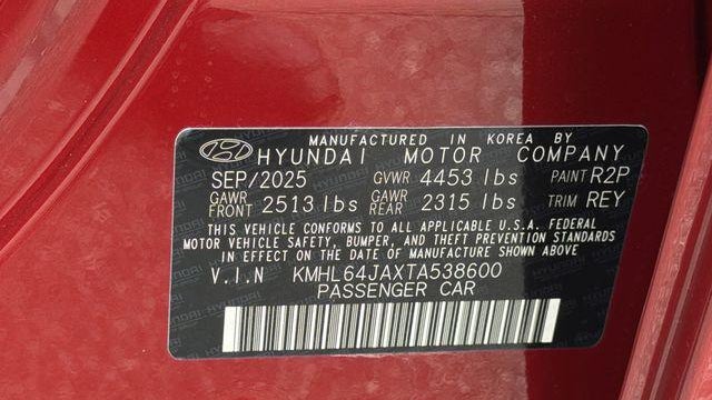 2026 Hyundai SONATA SEL Sport