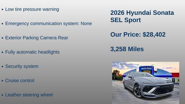 2026 Hyundai SONATA SEL Sport