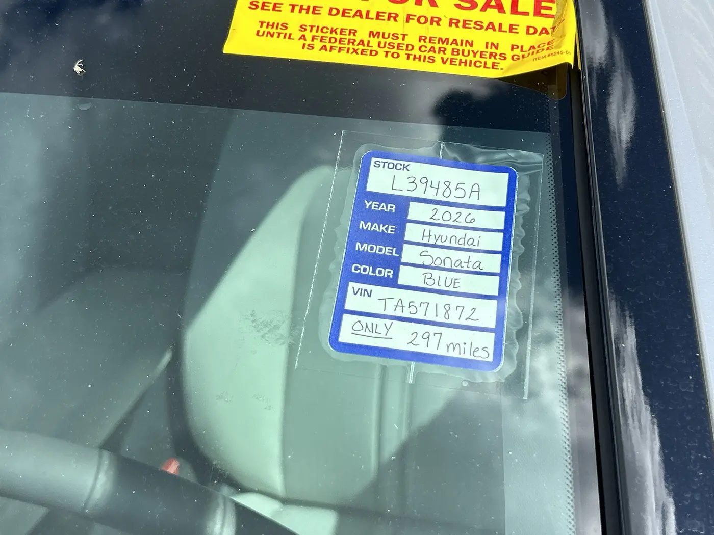2026 Hyundai Sonata - $28,210