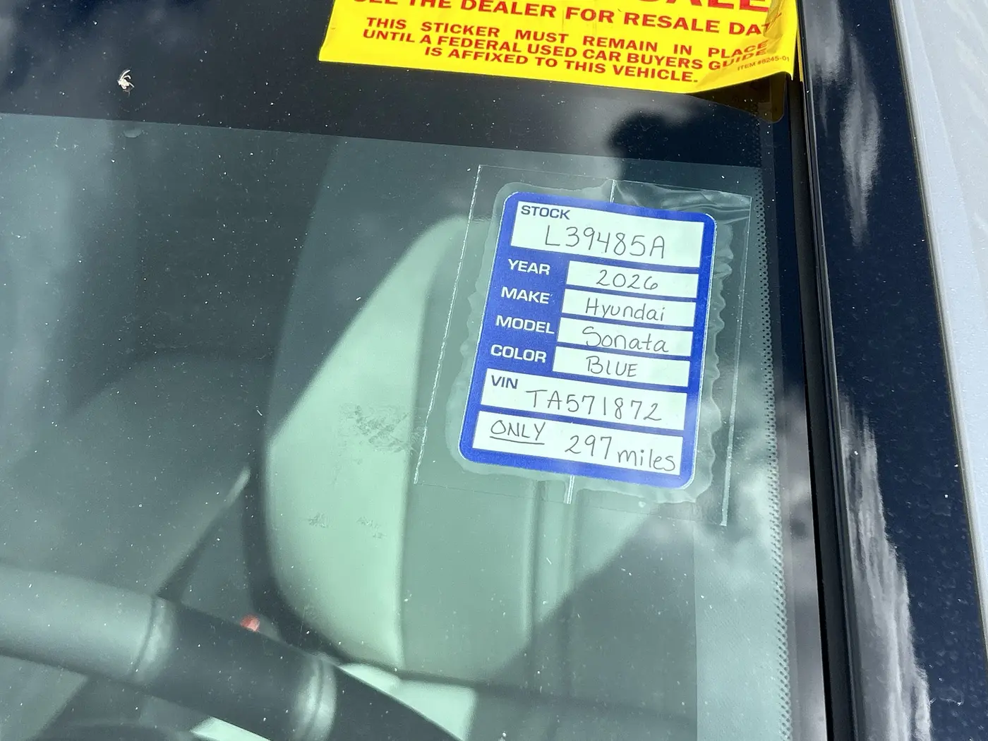 2026 Hyundai Sonata - $28,210