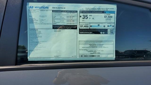 2026 Hyundai ELANTRA SE