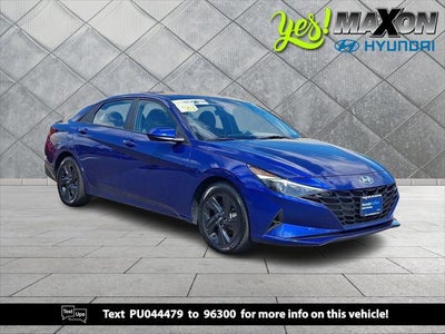 Photo of a 2023 Hyundai Elantra Hybrid Blue 4DR Sedan for sale