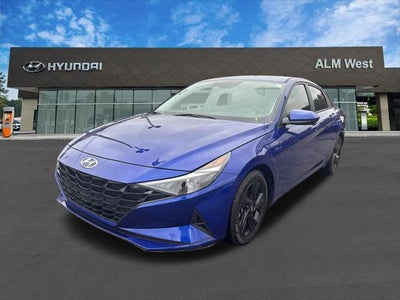 Photo of a 2023 Hyundai Elantra Hybrid Blue 4DR Sedan for sale