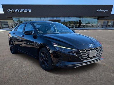 Photo of a 2023 Hyundai Elantra Hybrid Blue 4DR Sedan for sale
