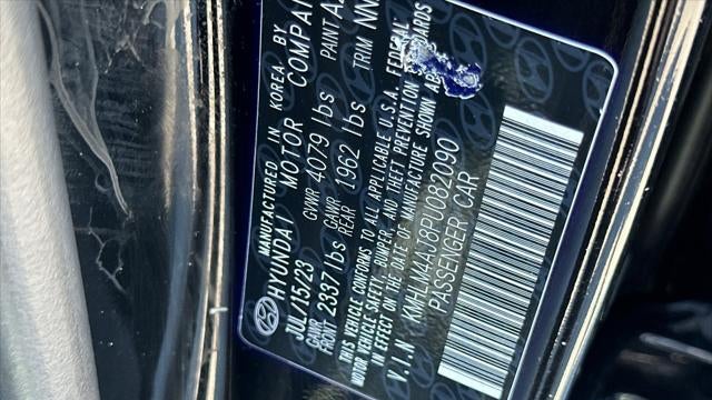 2023 Hyundai ELANTRA Hybrid Blue
