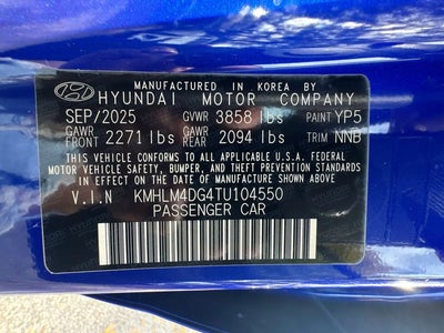2026 Hyundai Elantra SEL Sport 4DR Sedan