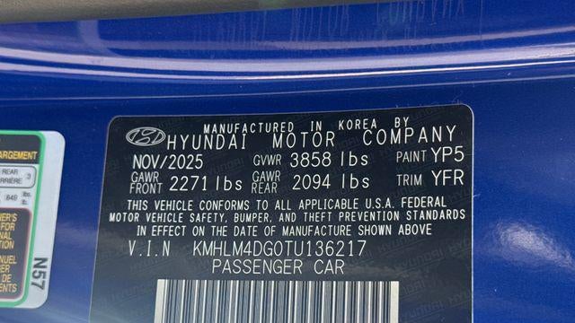 2026 Hyundai ELANTRA SEL Sport