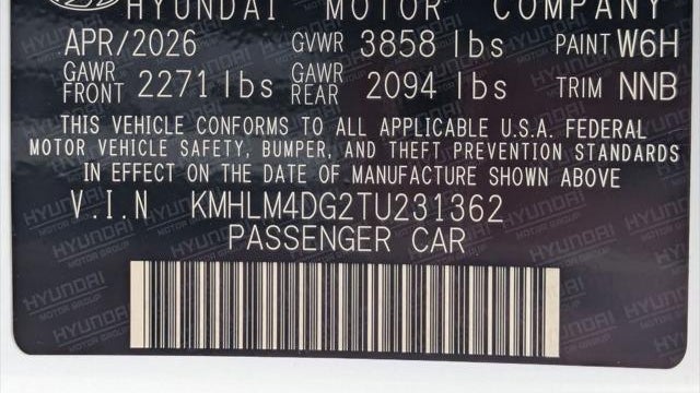 2026 Hyundai ELANTRA SEL Sport