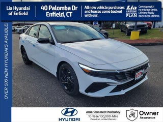 2026 Hyundai ELANTRA with Serenity White Exterior