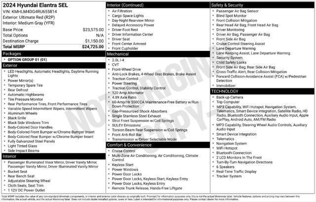 2024 Hyundai Elantra - $19,999