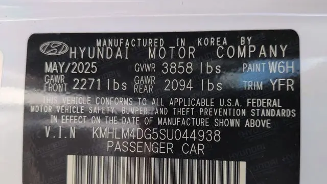 2025 Hyundai ELANTRA SEL Sport