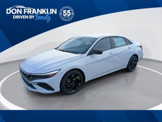 2026 Hyundai ELANTRA with Serenity White Exterior