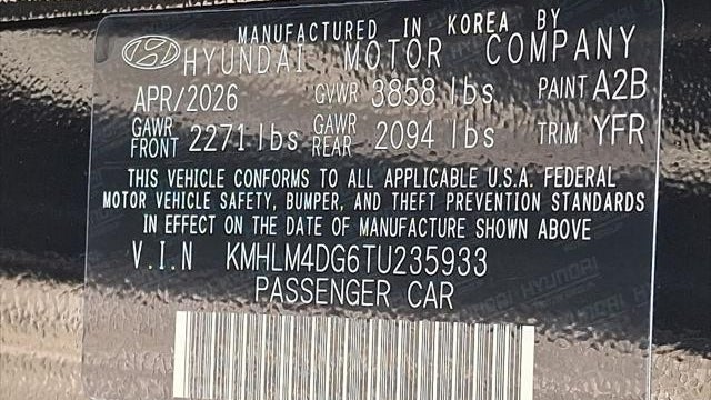 2026 Hyundai ELANTRA SEL Sport