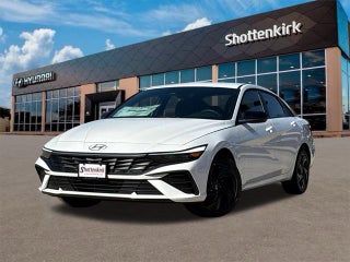 2026 Hyundai ELANTRA with Serenity White Exterior