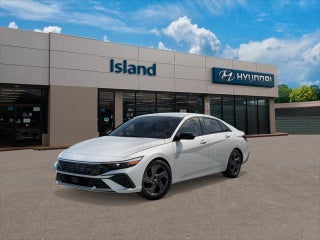 2026 Hyundai ELANTRA with Serenity White Exterior