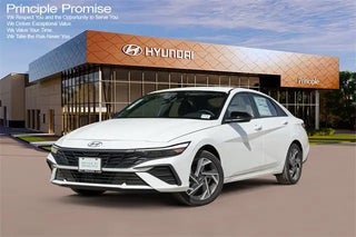 2025 Hyundai ELANTRA Hybrid with Serenity White Exterior