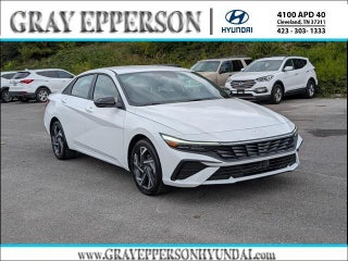 2025 Hyundai ELANTRA Hybrid with Serenity White Exterior