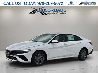 2025 Hyundai ELANTRA Hybrid with Serenity White Exterior