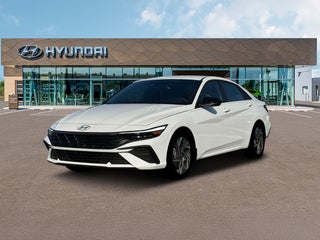 2025 Hyundai ELANTRA Hybrid with Serenity White Exterior