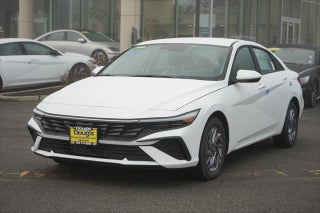 2025 Hyundai ELANTRA Hybrid with Serenity White Exterior