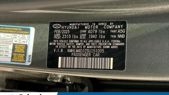 2025 Hyundai ELANTRA Hybrid SEL Sport