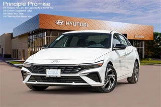 2025 Hyundai ELANTRA Hybrid with Serenity White Exterior