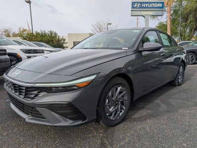 Photo of a 2025 Hyundai Elantra Hybrid Blue 4DR Sedan for sale