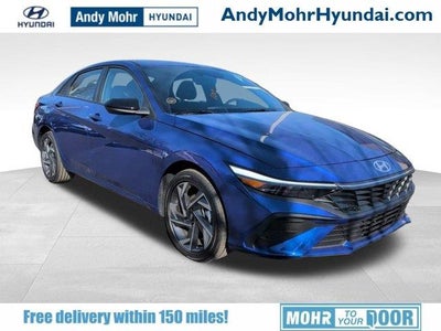Photo of a 2025 Hyundai Elantra Hybrid Blue 4DR Sedan for sale