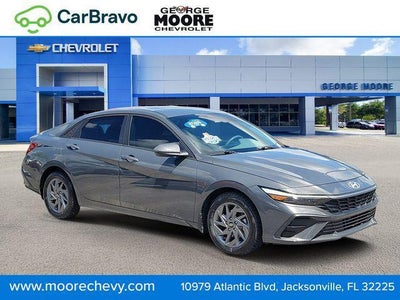Photo of a 2025 Hyundai Elantra Hybrid Blue 4DR Sedan for sale