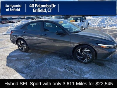 Photo of a 2025 Hyundai Elantra Hybrid SEL Sport 4DR Sedan for sale