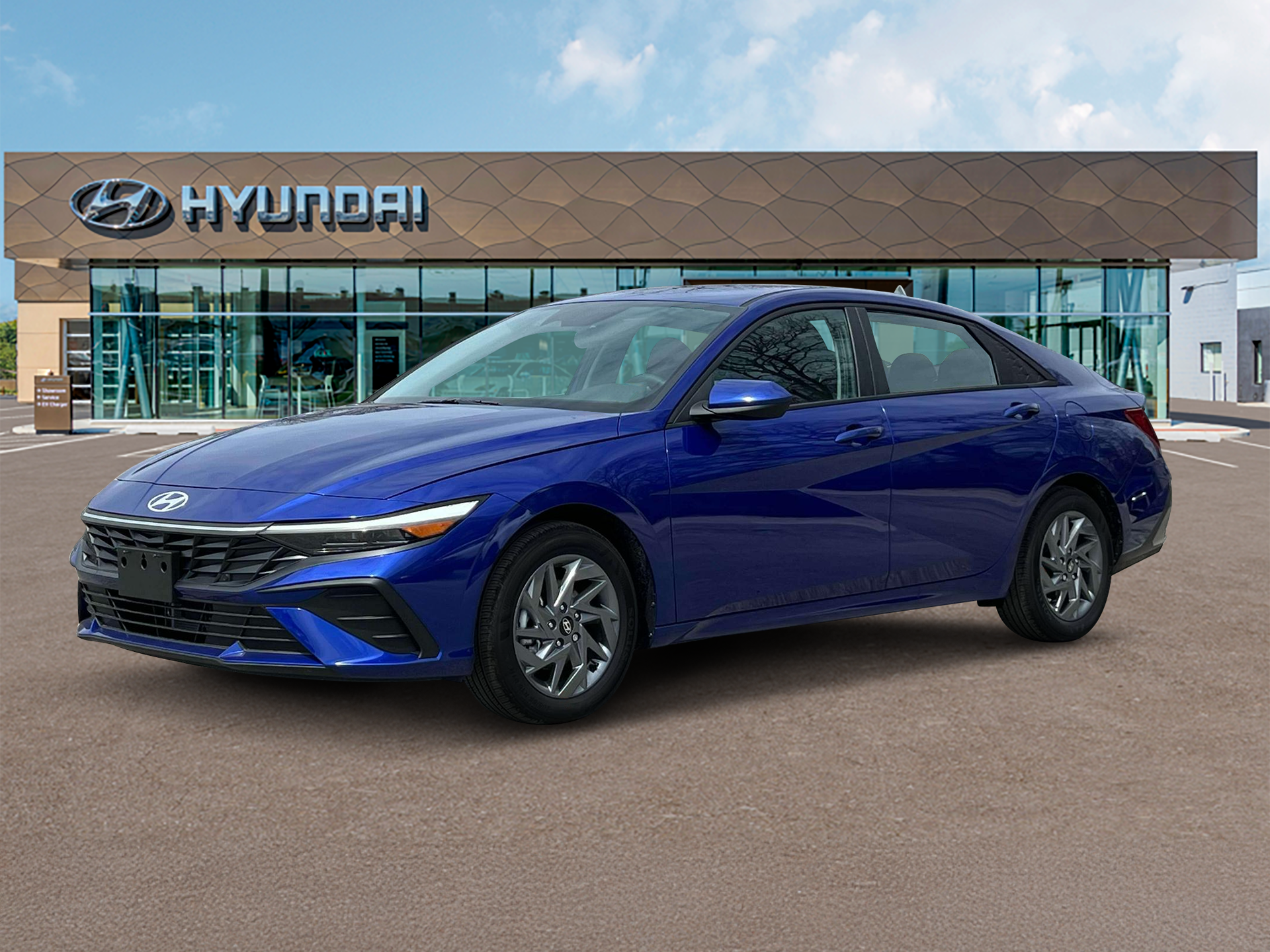 2025 Hyundai ELANTRA Hybrid Blue — photo 1 of 12