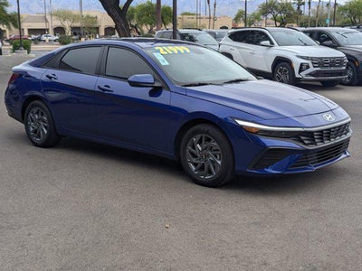 Photo of a 2025 Hyundai Elantra Hybrid Blue 4DR Sedan for sale