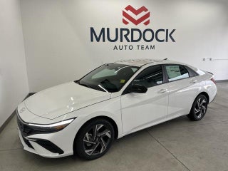 2025 Hyundai ELANTRA Hybrid with Serenity White Exterior