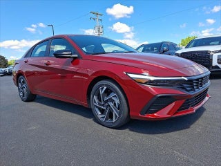 2025 Hyundai ELANTRA Hybrid with Ultimate Red Exterior