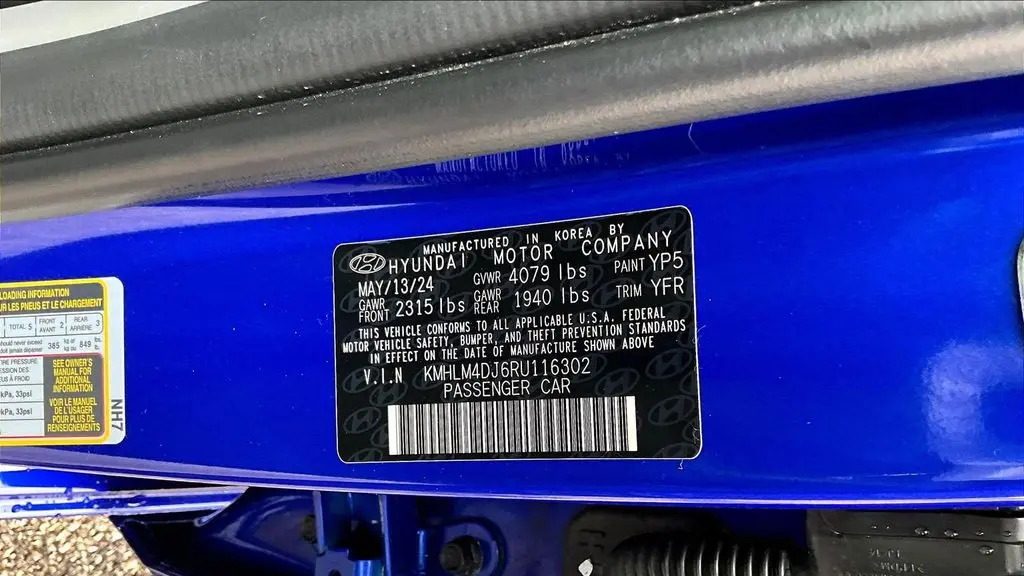 2024 Hyundai ELANTRA Hybrid Blue