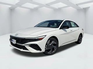 2025 Hyundai ELANTRA Hybrid with Serenity White Exterior