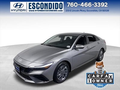 Photo of a 2025 Hyundai Elantra Hybrid Blue 4DR Sedan for sale