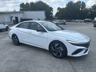 2025 Hyundai ELANTRA Hybrid with Serenity White Exterior