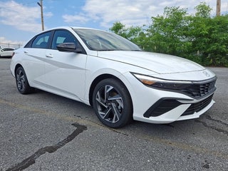 2025 Hyundai ELANTRA Hybrid with Serenity White Exterior