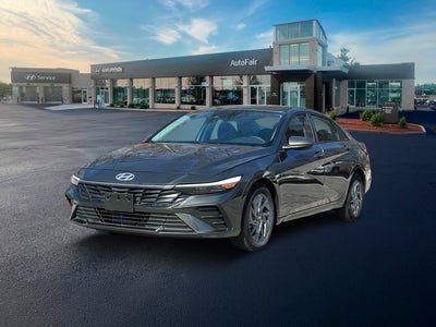 Photo of a 2025 Hyundai Elantra Hybrid Blue 4DR Sedan for sale