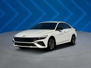 2025 Hyundai ELANTRA Hybrid with Serenity White Exterior