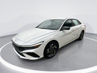 2025 Hyundai ELANTRA Hybrid with Serenity White Exterior
