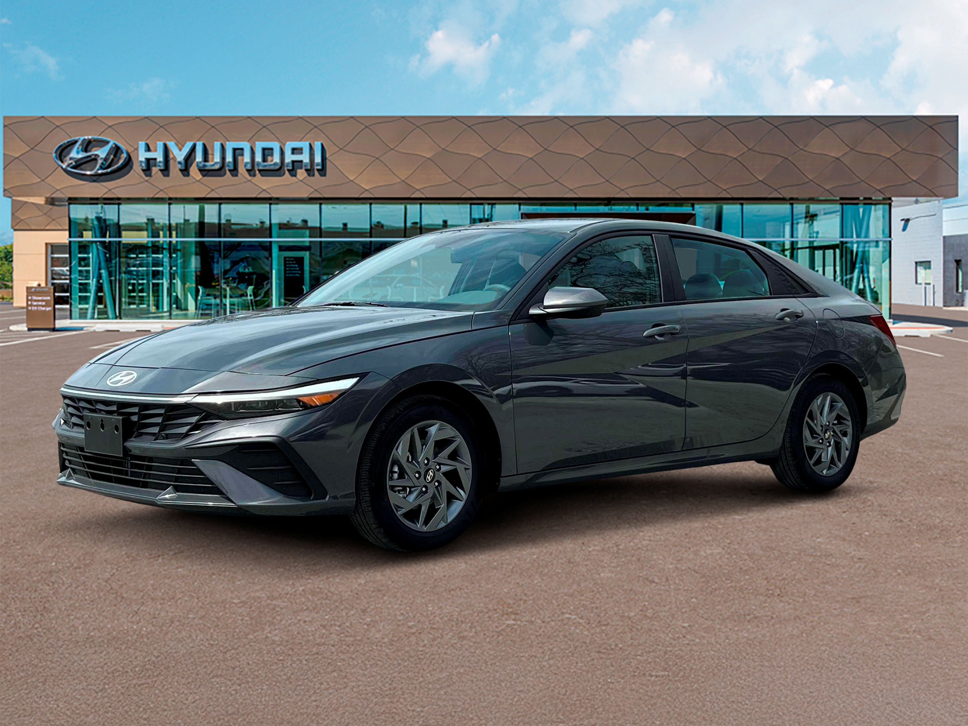 2024 Hyundai ELANTRA Hybrid Blue — photo 1 of 12