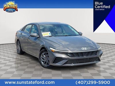 2025 Hyundai Elantra Hybrid Blue 4DR Sedan