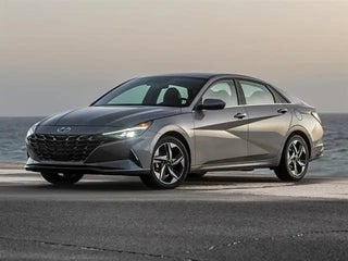 2023 Hyundai ELANTRA Hybrid with Scarlet Red Pearl Exterior