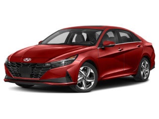 2023 Hyundai ELANTRA Hybrid with Scarlet Red Pearl Exterior